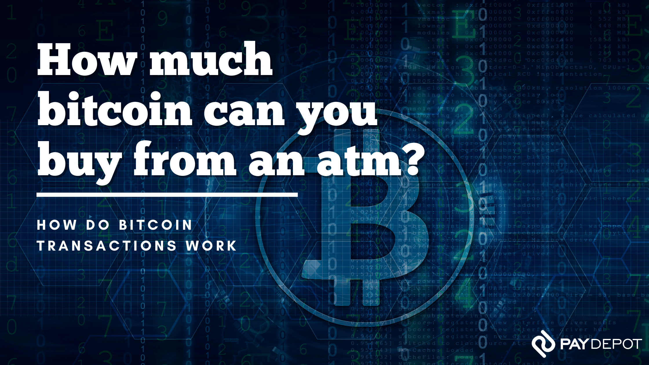 How Much Bitcoin Can You Buy from an ATM?